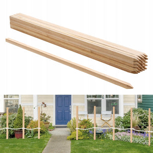 SŁUPKI DREWNIANE VEVOR 25 SZT 19X19X1219 MM SOLIDNE NAJWYŻSZA JAKOŚĆ