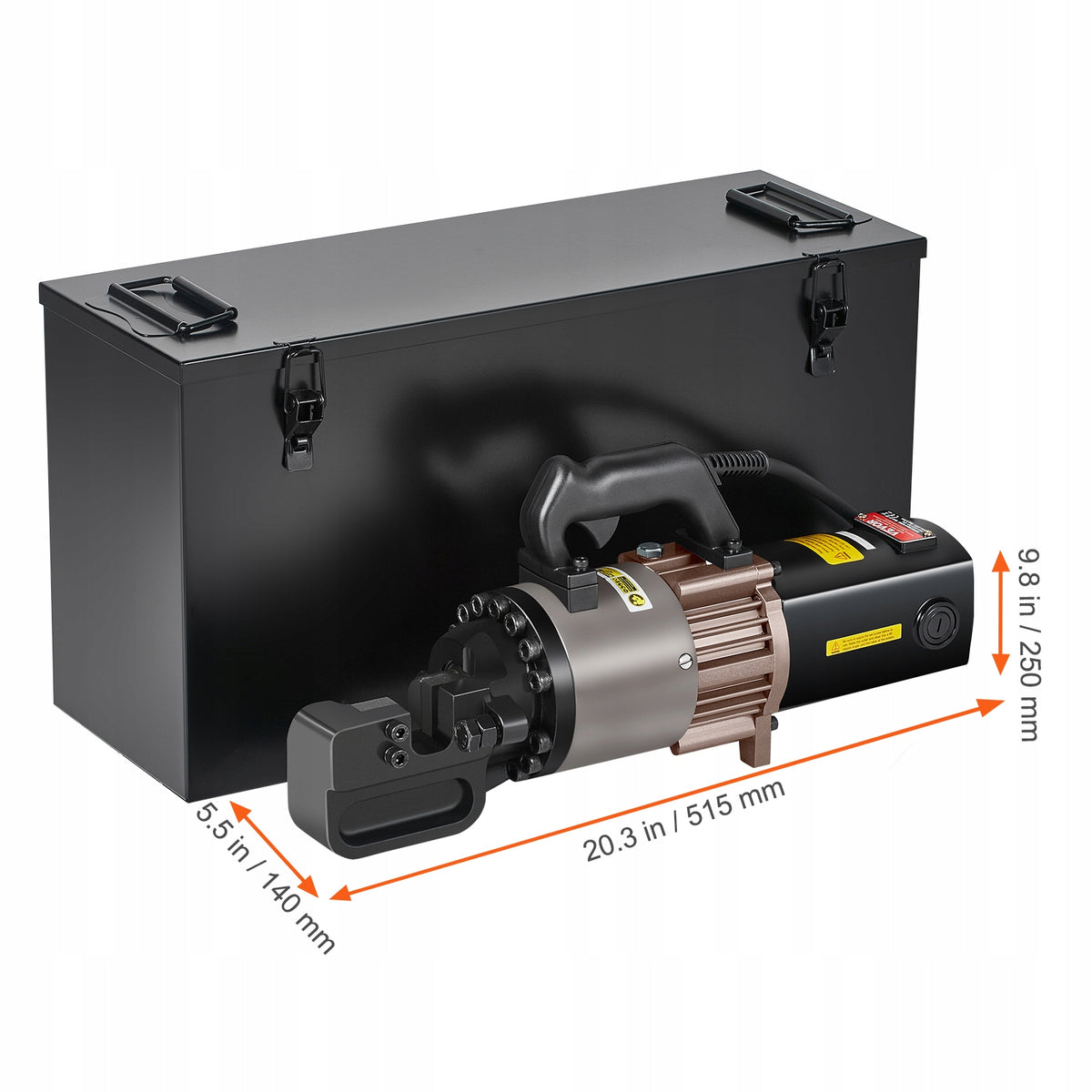 ELEKTRYCZNO-HYDRAULICZNA PRZECINARKA DO PRĘTÓW VEVOR 2000W 5-28MM SOLIDNA