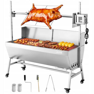 PROFESJONALNY GRILL ROŻENOWY VEVOR 38W 60KG 4 POZIOMY WYSOKOŚCI STAL