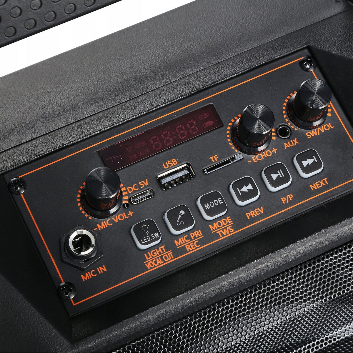 PROFESJONALNY GŁOŚNIK PRZENOŚNY BLUETOOTH VEVOR 20W 6.5 CALA