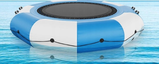 VEVOR NADMUCHIWANA TRAMPOLINA WODNA 10FT Z DRABINKĄ POMPA ELEKTRYCZNA