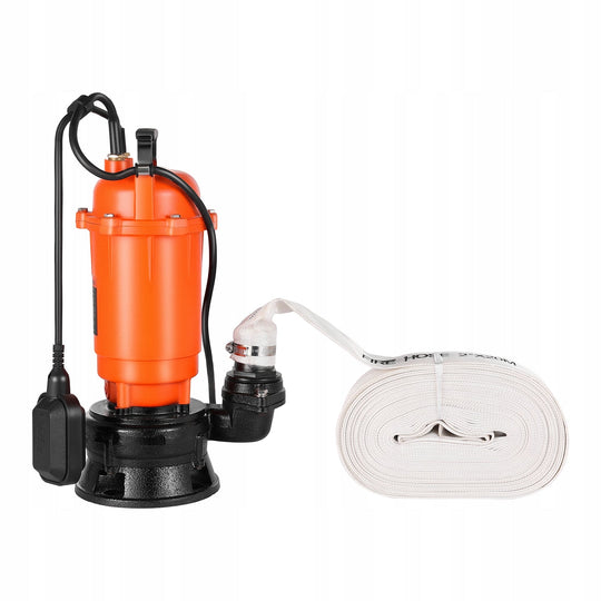 VEVOR POMPA ZANURZENIOWA 1500W 21000L H ŻELIWNA DO BRUDNEJ WODY
