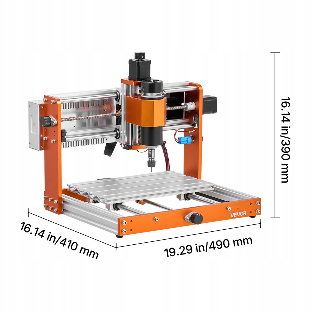FREZARKA CNC VEVOR 500W PROFESJONALNA 3-OSIOWA MASZYNA GRAWERUJĄCA