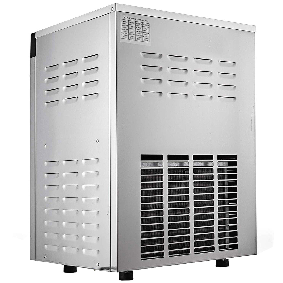 VEVOR KOMERCYJNA MASZYNA DO LODÓW 16-20L H 1400W STAL NIERDZEWNA LCD