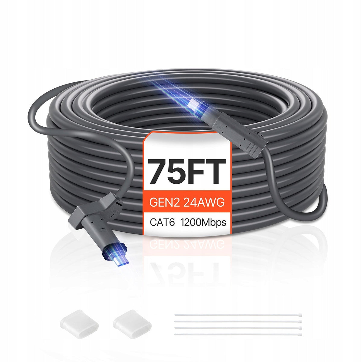 VEVOR KABEL PRZEDŁUŻAJĄCY STARLINK GEN 2 22 86 M CAT6 1200 MBPS PREMIUM