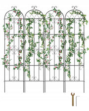 VEVOR PODPORA DO ROŚLIN PNĄCYCH 4 METALOWE KRATKI 51X220 CM SOLIDNA