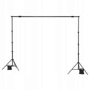 VEVOR STATYW DO TŁA REGULOWANY 213X300 CM ZESTAW NA TŁO FOTO STUDIO PREMIUM
