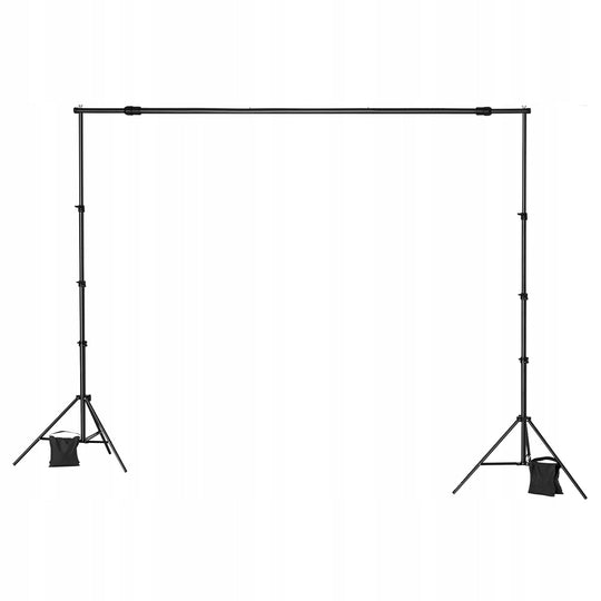 VEVOR STATYW DO TŁA REGULOWANY 213X300 CM ZESTAW NA TŁO FOTO STUDIO PREMIUM