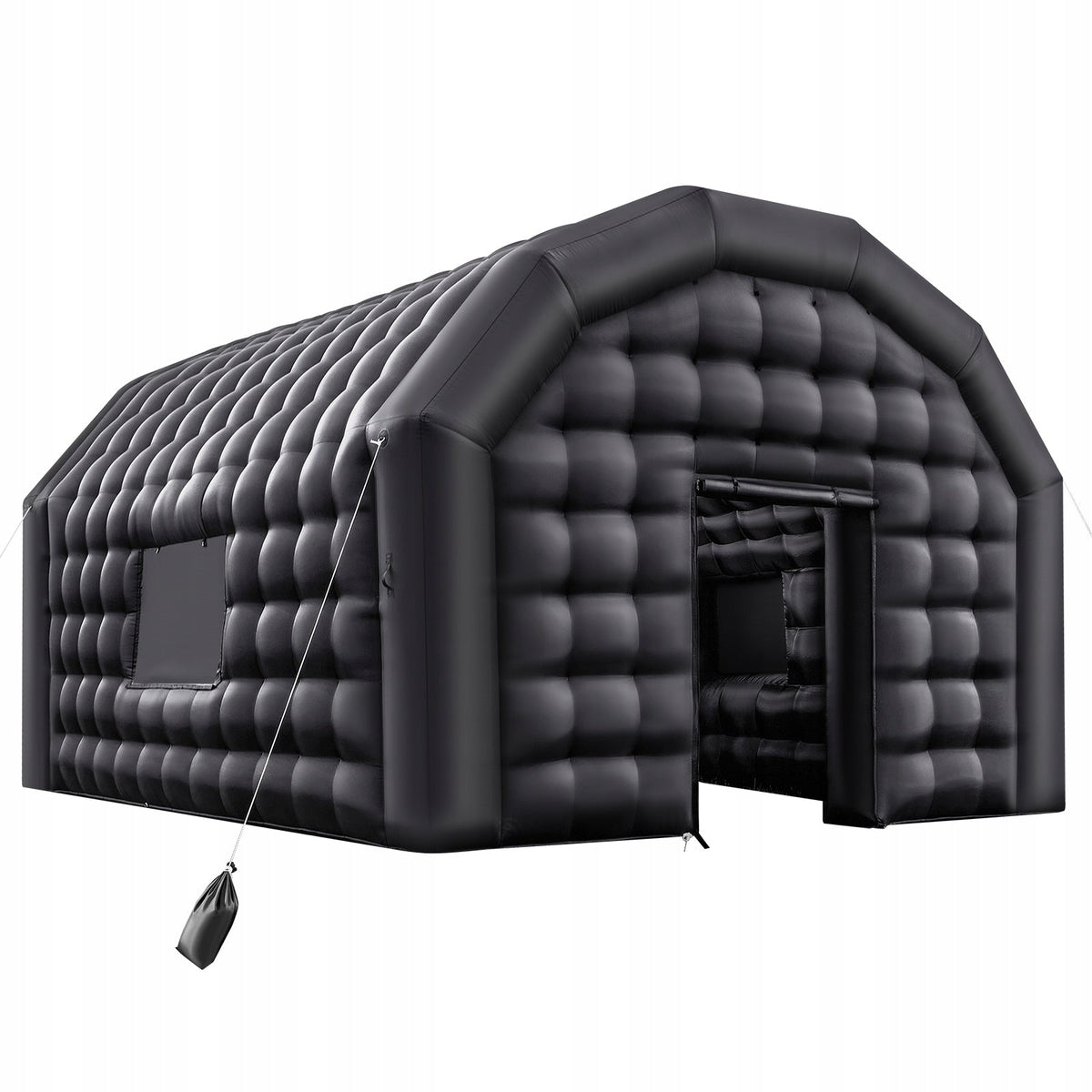 NADMUCHIWANY NAMIOT IMPREZOWY VEVOR 5X4X3 8 M CZARNY SOLIDNY I PRZESTRONNY