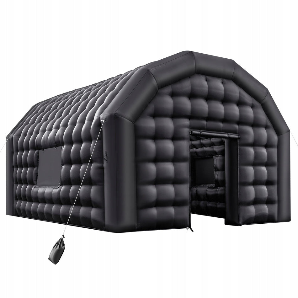 NADMUCHIWANY NAMIOT IMPREZOWY VEVOR 5X4X3 8 M CZARNY SOLIDNY I PRZESTRONNY