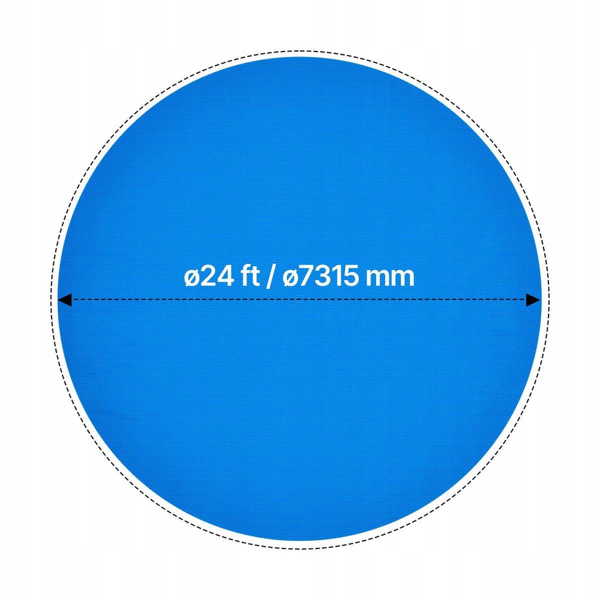 POKRYWA SOLARNA BASENOWA VEVOR OKRĄGŁA 7315 MM FOLIA SOLARNA 0 2 MM