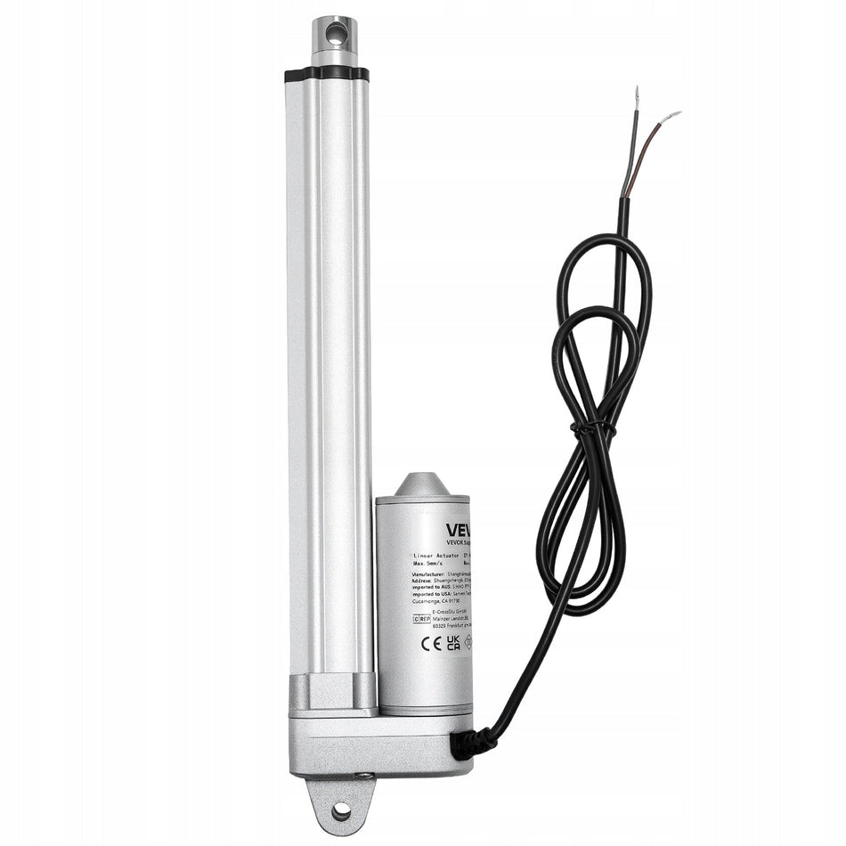 SIŁOWNIK LINIOWY VEVOR 12V IP65 3000N 203MM SKOK MOCNY SOLIDNY
