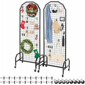 PREMIUM PANELE ŚCIENNE VEVOR GRID 60X164 CM 2 SZT STOJAK EKSPOZYCYJNY MOCNY