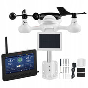 VEVOR STACJA POGODOWA 7 W 1 WLAN TFT 7.3 CALA SOLARNA MOCNA TRANSMISJA