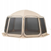 NAMIOT KEMPINGOWY VEVOR 457X421X245 CM IMPREZOWY DLA 12-15 OSÓB BEŻOWY