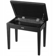 VEVOR STOŁEK DO FORTEPIANU Z SCHOWKIEM REGULOWANY ŁAWKA MOCNA 560X350X485MM