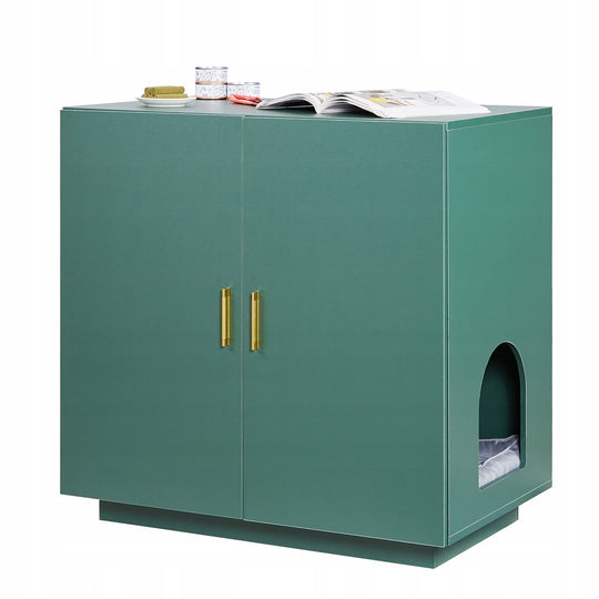 SZAFKA NA KUWETĘ DLA KOTA VEVOR DREWNIANA KOMODA 800X500X790 MM MOCNA