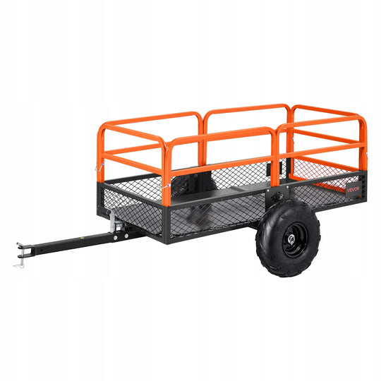 PRZYCZEPA WYWROTKA VEVOR 725 KG 22 CU FT STALOWA ATV UTV MOCNA SOLIDNA
