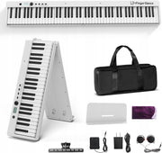 VEVOR SKŁADANE PIANINO 88 KLAWISZY BLUETOOTH MIDI PRZENOŚNE PROFESJONALNE