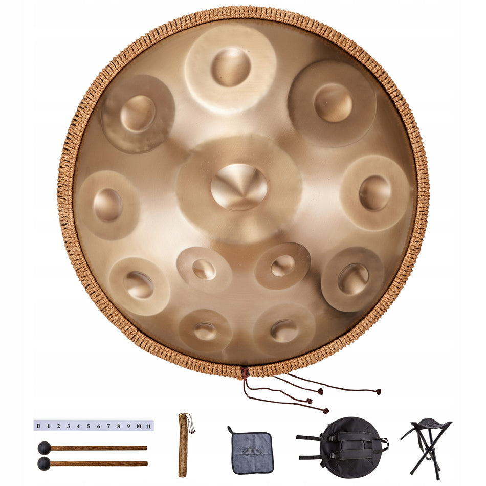 VEVOR HANDPAN 55 CM 12 NUT D-MOLL BĘBEN RĘCZNY INSTRUMENT PERKUSYJNY
