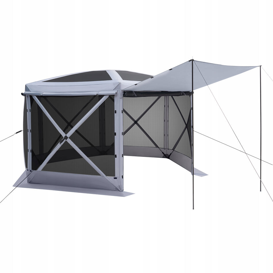 VEVOR PAWILON ROZKŁADANY 3 6X3 6M DUŻY SZEŚCIOSTRONNY NAMIOT MOCNY