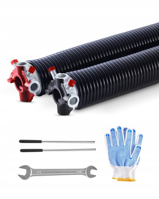 SPRĘŻYNY SKRĘTNE DO DRZWI GARAŻOWYCH VEVOR 6 35X50 8X889MM 16000 CYKLI