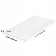 ZESTAW 14 PŁYT POLIWĘGLANOWYCH DO SZKLARNI VEVOR 1210X605X4MM MOCNY