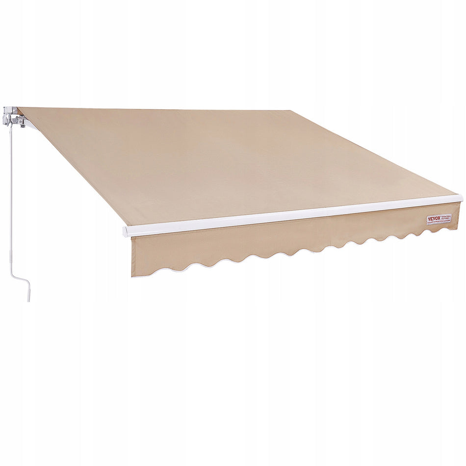 MARKIZA VEVOR RĘCZNA ZWIJANA 304X244 CM OSŁONA PRZECIWSŁONECZNA PREMIUM