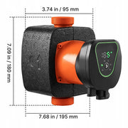 VEVOR POMPA OBIEGOWA LPS25-11PA 180 117 L MIN 11M MOCNA I CICHA POMPA