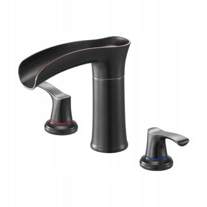 VEVOR RZYMSKA BATERIA WANNOWA 3 OTWORY 2 UCHWYTY OIL-RUBBED BRONZE SOLIDNA