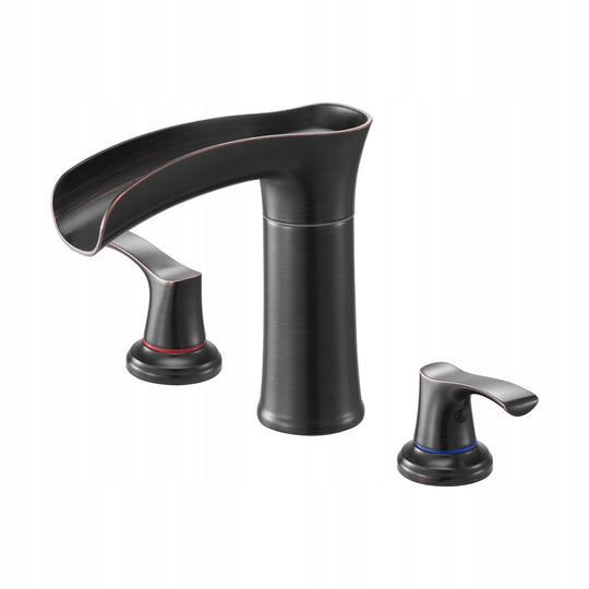 VEVOR RZYMSKA BATERIA WANNOWA 3 OTWORY 2 UCHWYTY OIL-RUBBED BRONZE SOLIDNA