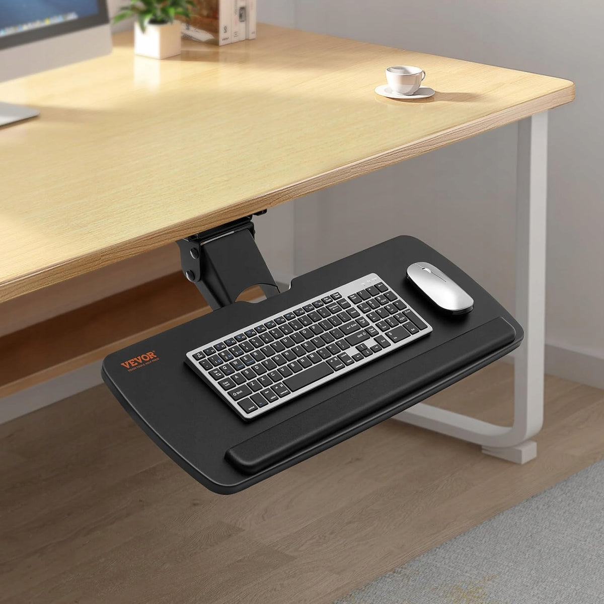VEVOR PÓŁKA NA KLAWIATURĘ POD BIURKO DUŻA 250X635 MM REGULOWANA