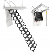 DRABINA NOŻYCOWA VEVOR DO STRYCHU HYDRAULICZNA 299KG NA SUFIT 9.5-10.2FT