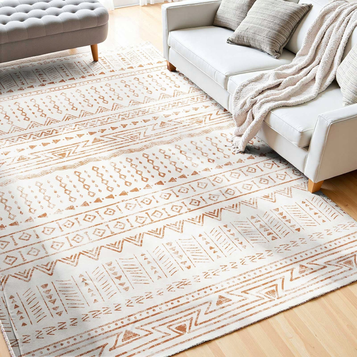 DYWAN VEVOR 1829X2743 MM KRÓTKIE WŁOSIE ZMYWALNY ANTYPOŚLIZGOWY BEŻOWY