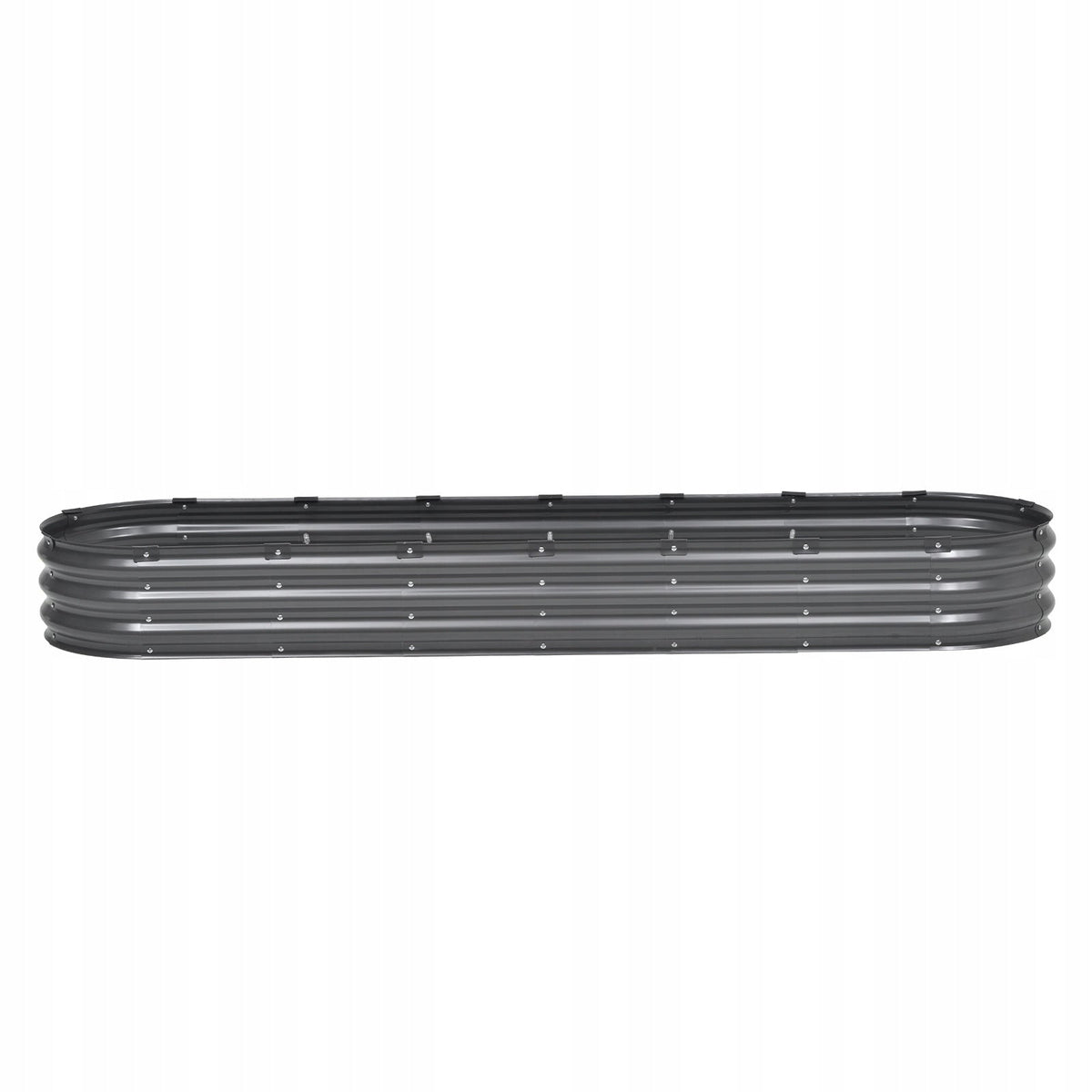 VEVOR PODWYŻSZONA GRZĄDKA METALOWA 240X60X27CM OCYNKOWANA SOLIDNA NAJLEPSZA