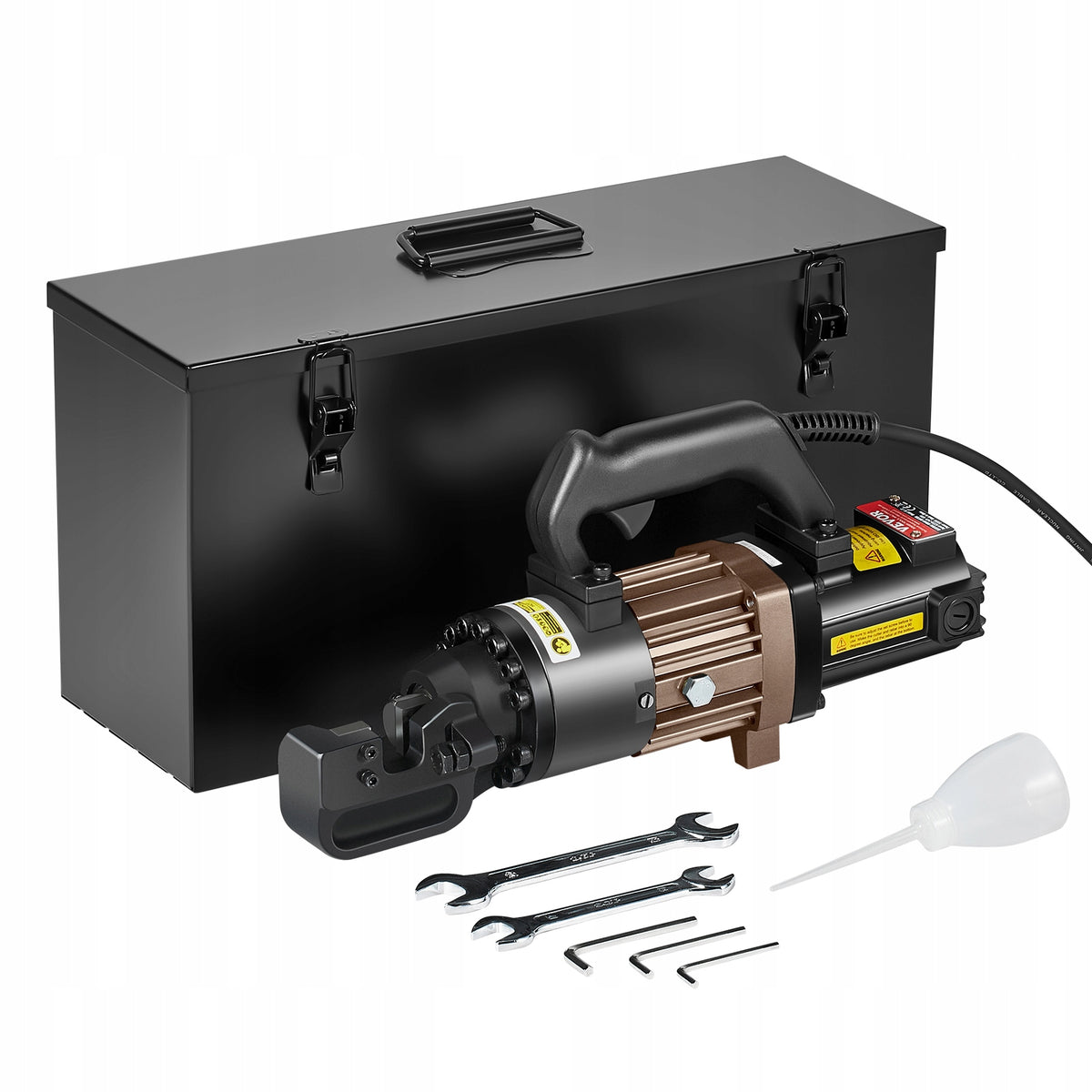ELEKTRYCZNO-HYDRAULICZNA PRZECINARKA DO PRĘTÓW VEVOR 1500W CIĘCIE 4-22MM