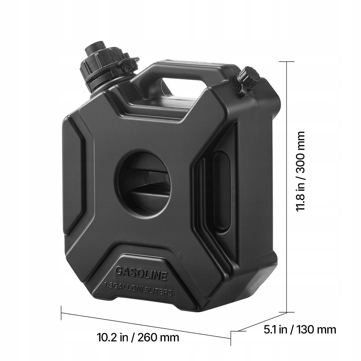 KANISTER NA PALIWO VEVOR 5L MOCNY Z DZIÓBKIEM ZAMYKANY ANTYKRADZIEŻOWY HDPE