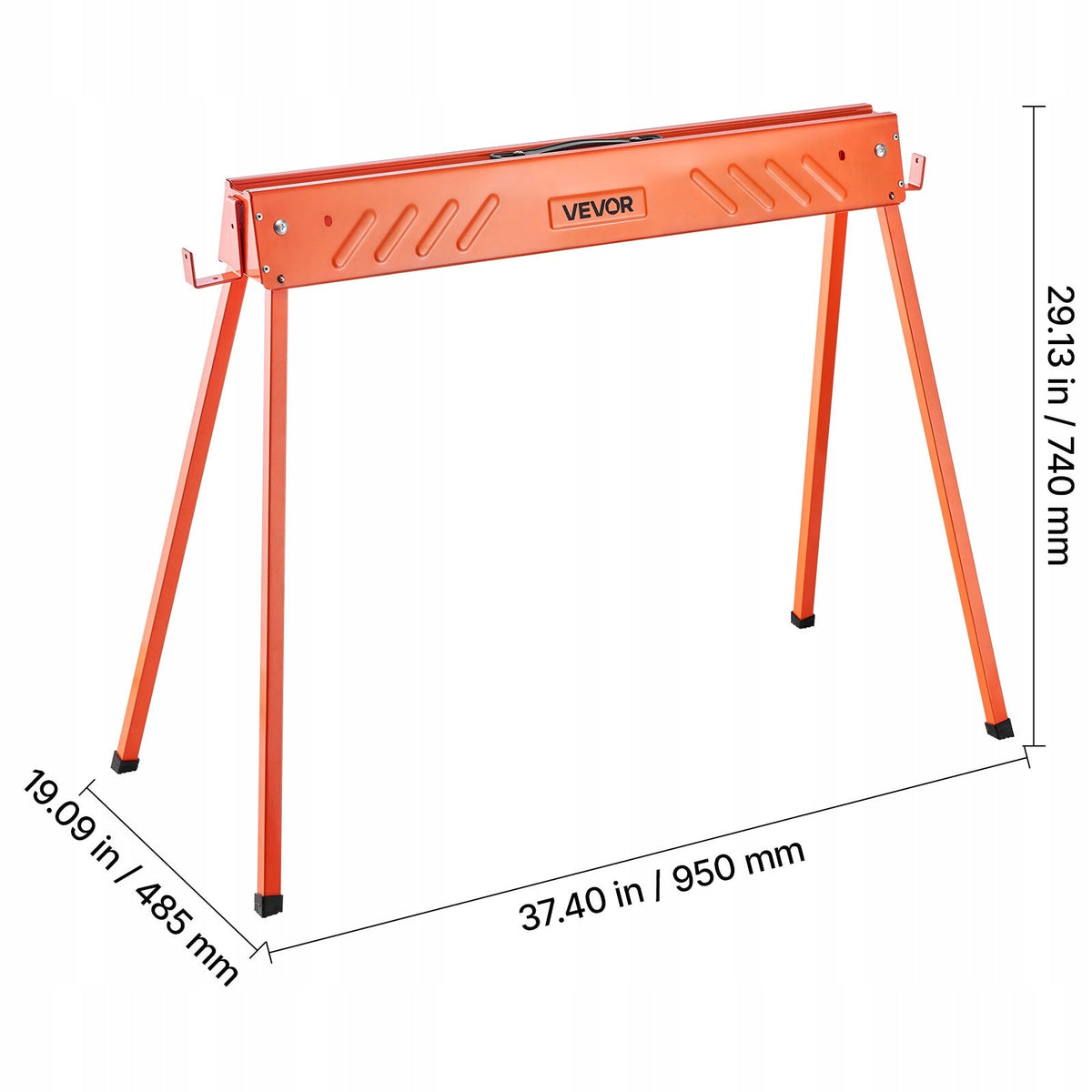 VEVOR STOŁY WARSZTATOWE TRESTLE 2 SZT KOZIOŁ DO PIŁOWANIA 300 KG SKŁADANY