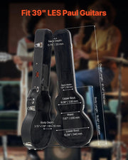 VEVOR FUTERAŁ HARD SHELL CASE NA GITARĘ LES PAUL 39 CALI SOLIDNY