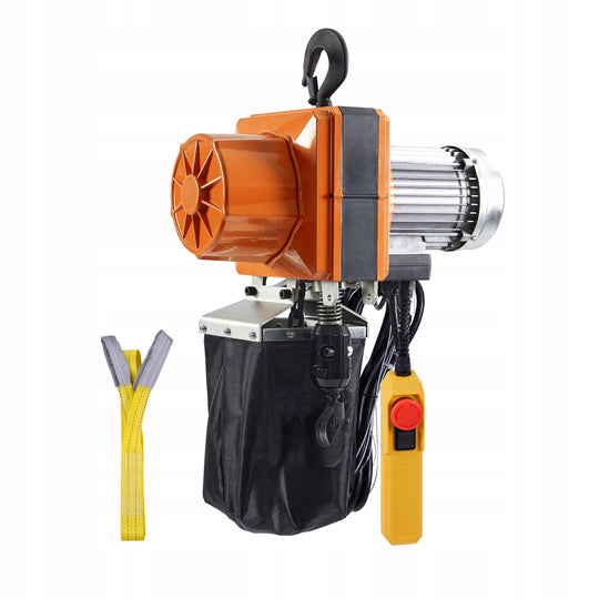 ELEKTRYCZNY WCIĄGNIK ŁAŃCUCHOWY VEVOR 2200 FUNTÓW 1100W PILOT 3M PREMIUM