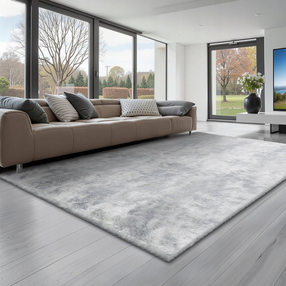 PREMIUM PLUSZOWY DYWAN VEVOR 2743X1829 MM DŁUGI WŁOS ANTYPOSLIZGOWY DO