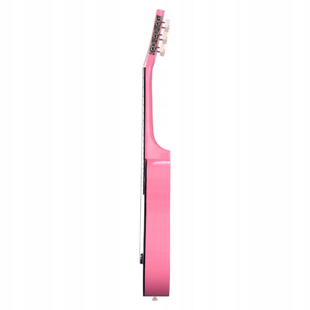 VEVOR GITARA KONCERTOWA 780 MM ZESTAW STARTOWY KLASYCZNA PINK NYLONOWE