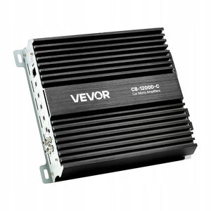 WZMACNIACZ SAMOCHODOWY VEVOR MONOBLOCK 1200W RMS 1 2 4 OHM KLASY
