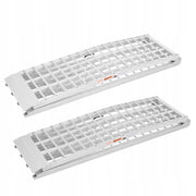RAMPA ALUMINIOWA VEVOR 2-CZĘŚCIOWA MOCNA NOŚNOŚĆ 907 KG SKŁADANA Z PASKAMI