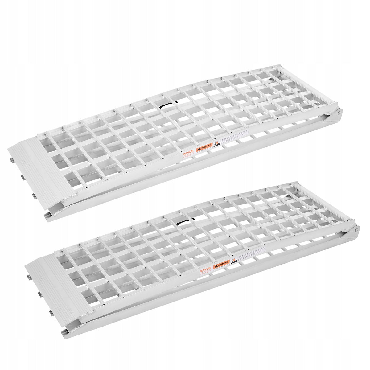 RAMPA ALUMINIOWA VEVOR 2-CZĘŚCIOWA MOCNA NOŚNOŚĆ 907 KG SKŁADANA Z PASKAMI