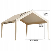 DACH ZAMIENNY DO WIATY GARAŻOWEJ VEVOR 3.65X6.09M WODOODPORNY UV-RESISTANT