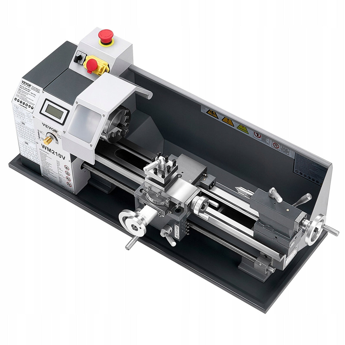 VEVOR TOKARKA DO METALU 21X37CM 550W ZMIENNA PRĘDKOŚĆ 0-2500 OBR MIN