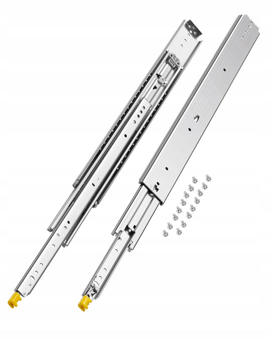 PROWADNICE DO SZUFLAD VEVOR 762 MM PEŁNY WYSUW PODWÓJNA BLOKADA 500 KG