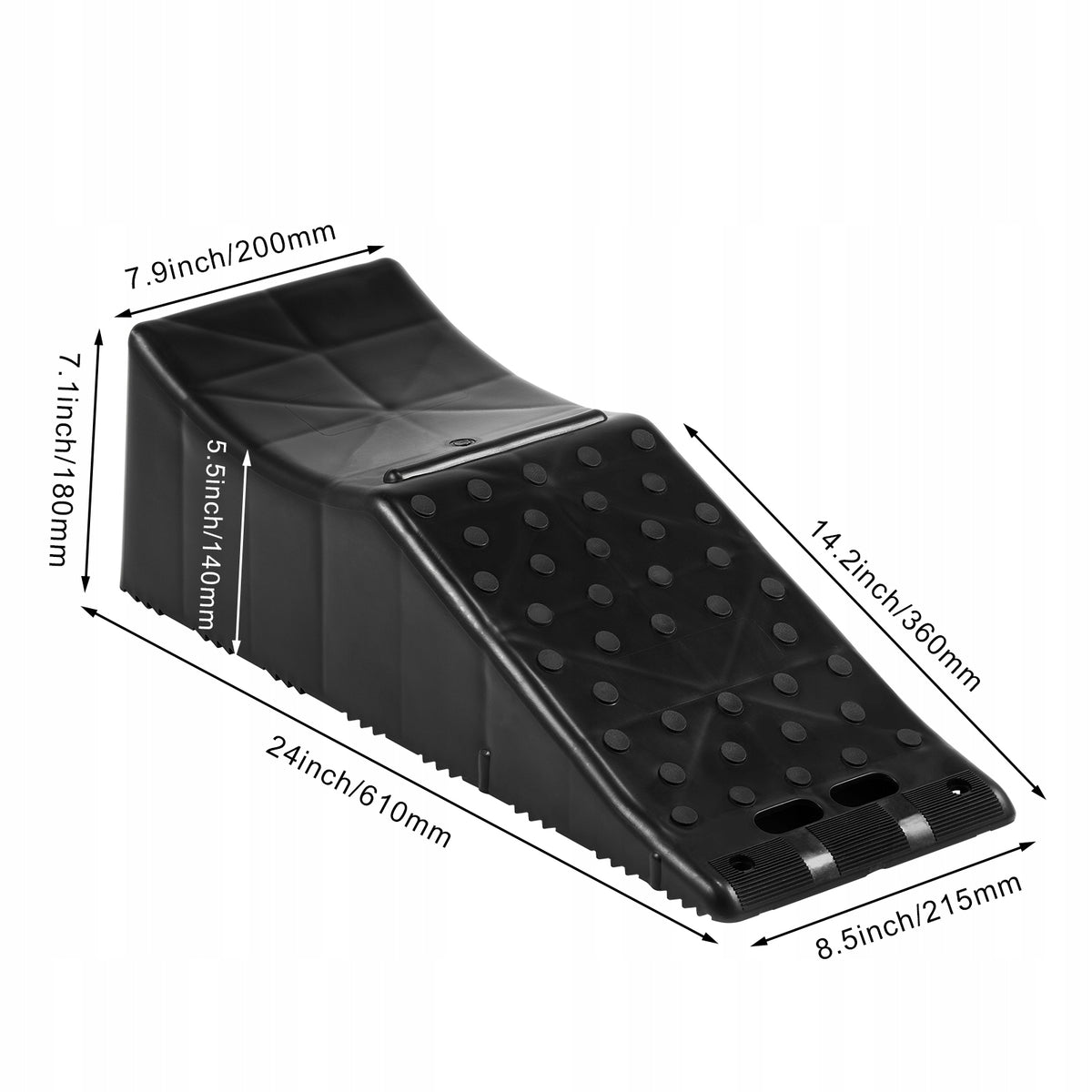 RAMPA SAMOCHODOWA VEVOR JEDNOCZĘŚCIOWA 10 TON PODNOSZENIE 14 CM PREMIUM