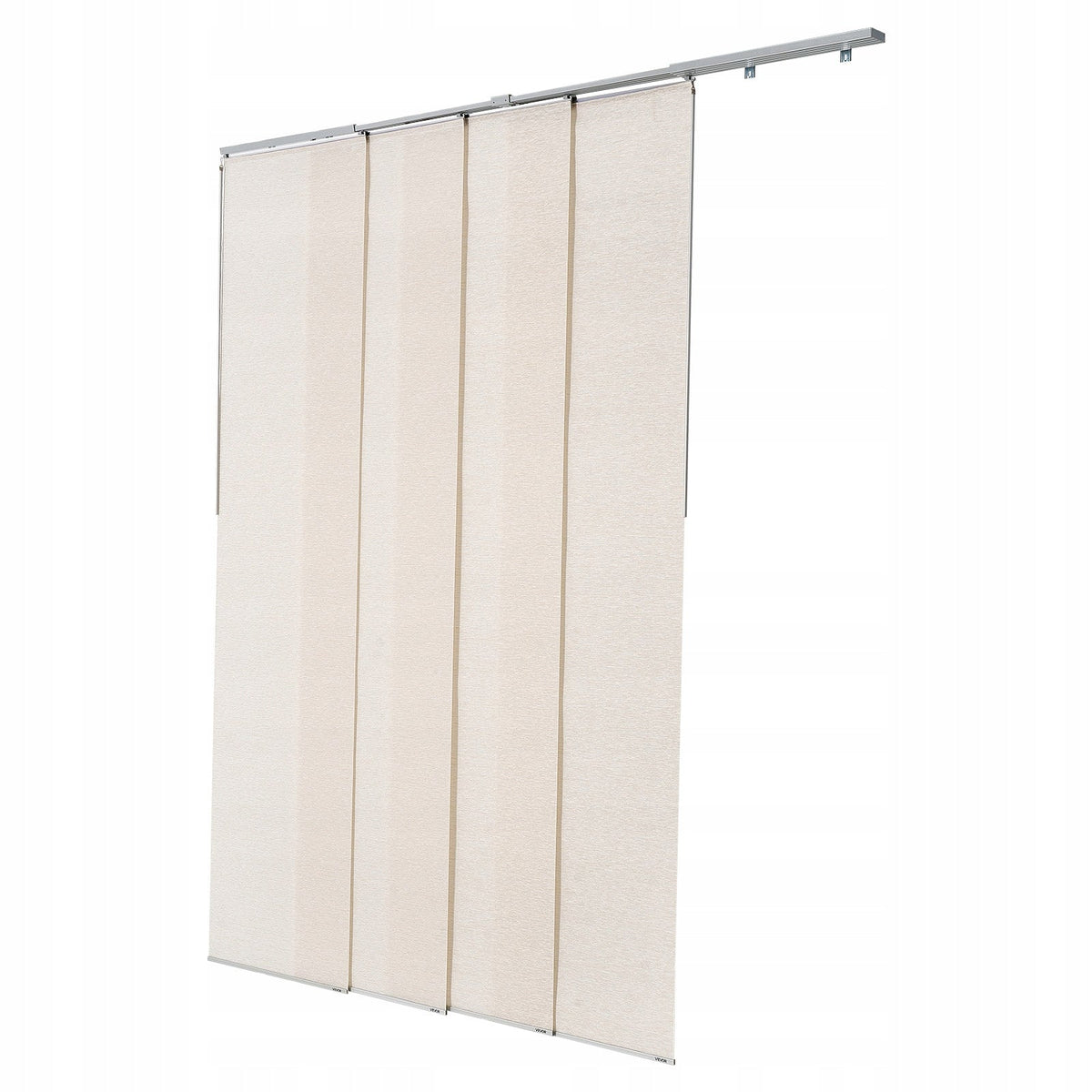 ZASŁONY PANELOWE VEVOR ROZSUWANA SZYNA 116-218 CM 4 PANELE POLIESTER